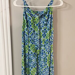 Just...Taylor Blue and Green Midi Dress